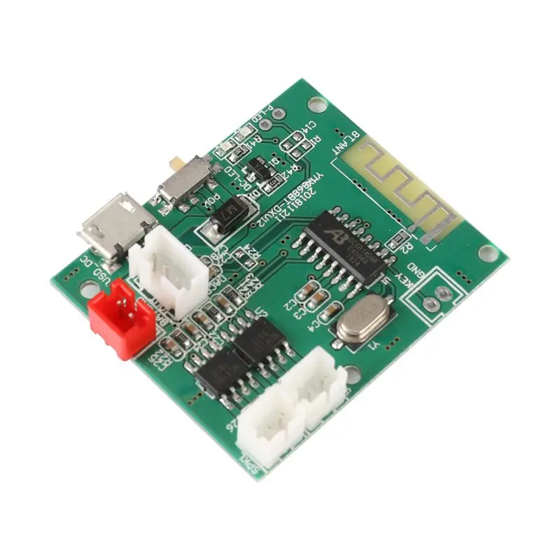 5V 2x5W 2A Плата усилителя аудиокомпонент PCBA пластина модуля для Bluetooth для экспериментальной ручной работы