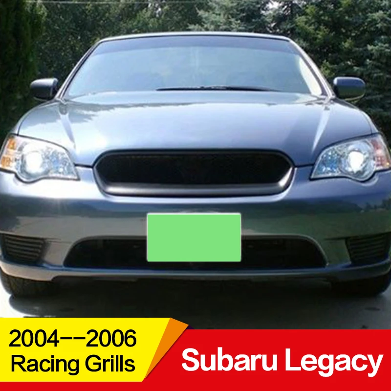 Использование для Subaru Legacy Racing Grills 2004 05 06 год углеродное волокно Refitt Передняя Центральная гоночная решетка крышка аксессуары