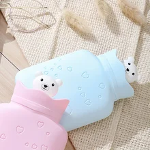 Портативные зимние силиконовые грелки для воды, теплые мини-грелки для детей, студентов