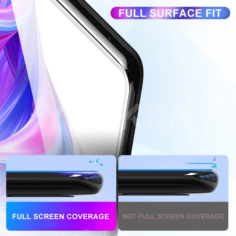 9D закаленное стекло для huawei Honor 9X 8X 8C 8A 9i 10i 20i Honor 20 Lite 20 S 8S V20 Защитная пленка для экрана