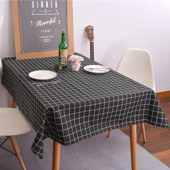 

1 Piece Plaid Tablecloths Multifunctional Dust Cover Table Cloth Desk Table Cover Oilcloth Tablecloth For Home Kitchen Decoratio