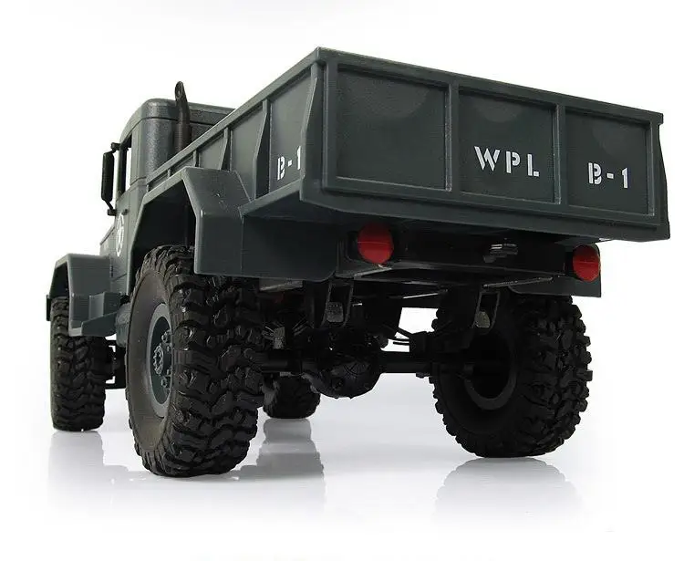 WPL B-14 RC грузовик с дистанционным управлением 4 колеса восхождения внедорожник игрушка 2,4 г армейские игрушки Форма автомобиля с головным освещением DIY KIT