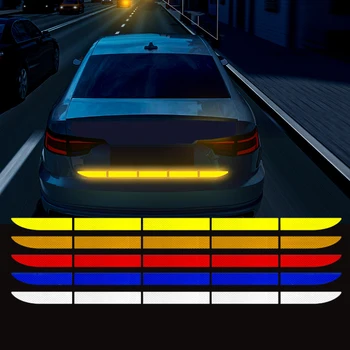 

Car Warning Strip Reflect Tape Night Safty Drive Warn Strips Sticker For Chevrolet Cruze Hyundai Solaris Accent OPEL