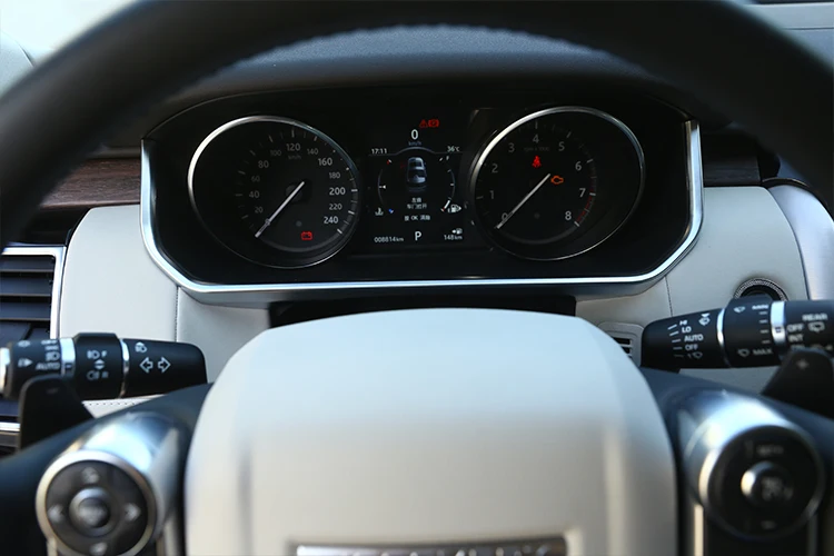 Для Land Rover Discovery 5 LR5- серебряные автомобильные аксессуары ABS Хромированная панель U форма рамка отделка