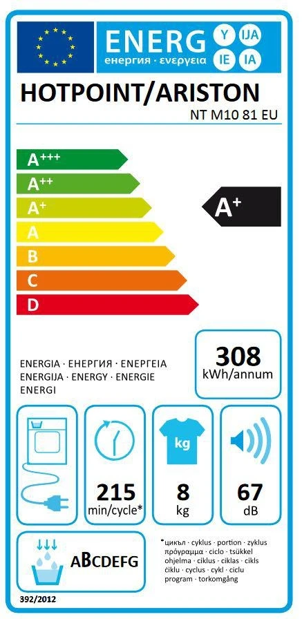 Hotpoint Ariston NT M10 81 EU dryer heat pump, 8Kg, a +|Clothes Dryers| -  AliExpress