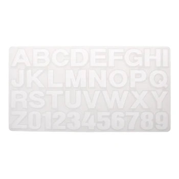 

36PCS Handmade Jewelry Making Tool Alphabet Letters Numbers DIY Silicone Mould