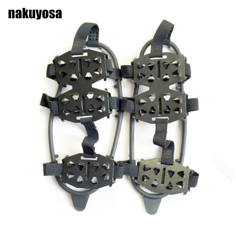 

24 Teeth Ice Gripper For Shoes Women Men Non-slip Crampons Ice Gripper Spike Grips Cleats For Ice Snow Climbing dropshipping