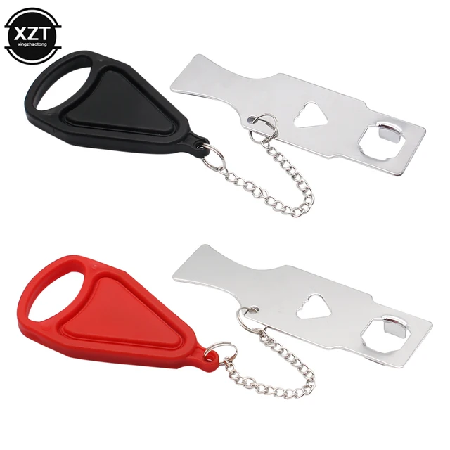 Segurança Portátil: Trava de Porta Metálica para Privacidade e Proteção Segurança Portátil: Trava de Porta Metálica para Privacidade e Proteção