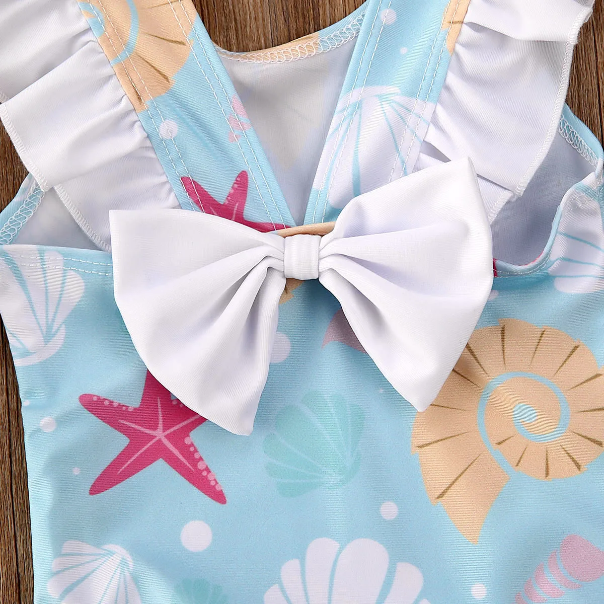 Toddler Newborn Baby Girls Shell Print Swimsuit Swimwear Bikini Beachwear Bathing Suit 0-3T children swimsuit children swimsuits