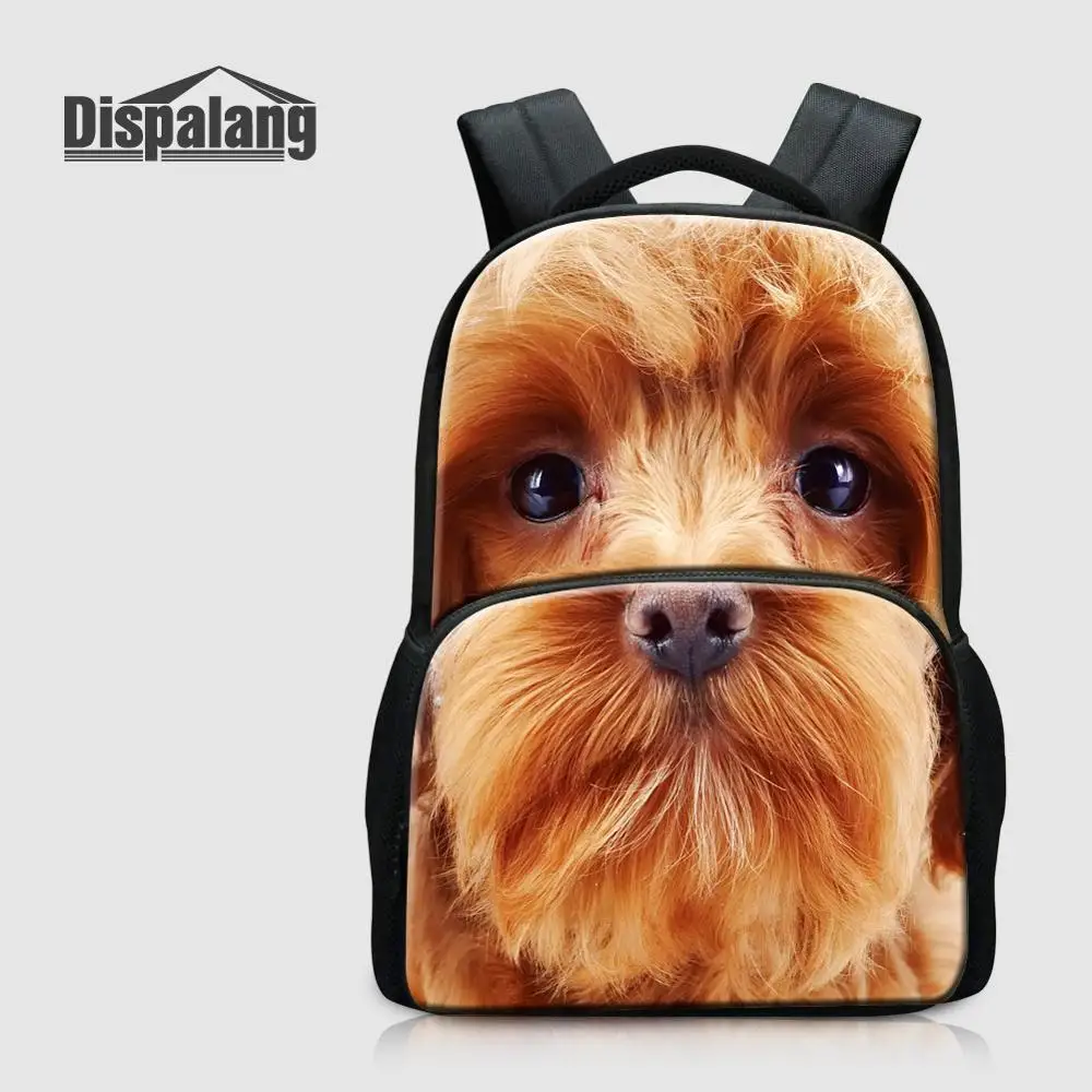 Backpack12 Dispalang женский рюкзак для ноутбука с принтом собаки, парусиновые школьные сумки для девочек-подростков, индивидуальный дизайн, школьный рюкзак 17 дюймов - Цвет: Backpack12