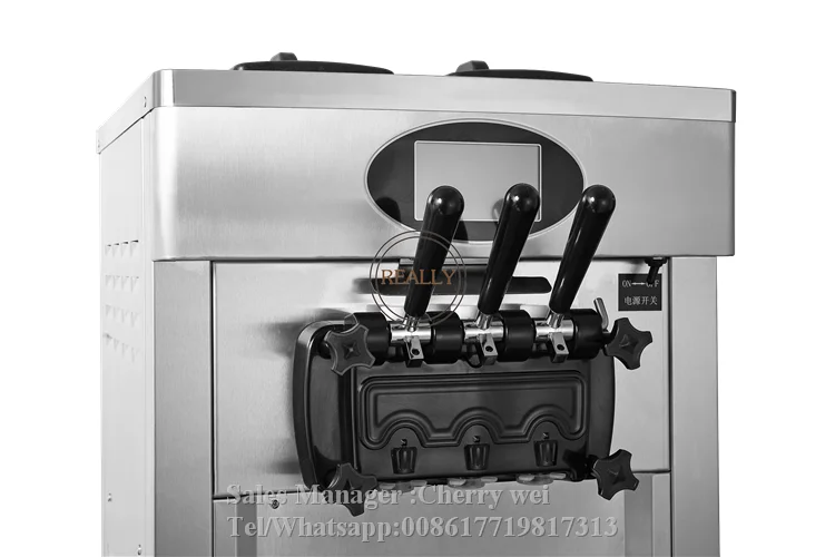220V Европейским сертификатом соответствия столешница с несколькими вкусами Мороженое Сделано машины в Китае