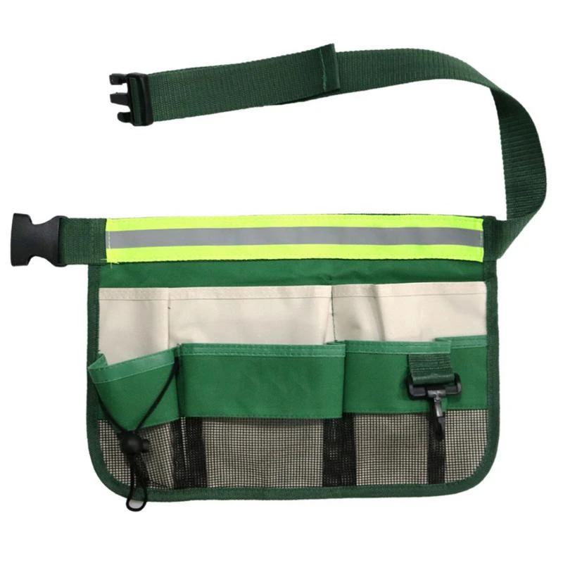

Hot HG-Garden Cleaning Tool Bag with Cover Tool Belt for Screwdriver Pouch Durable Waist Tool Holder Yellow+Green