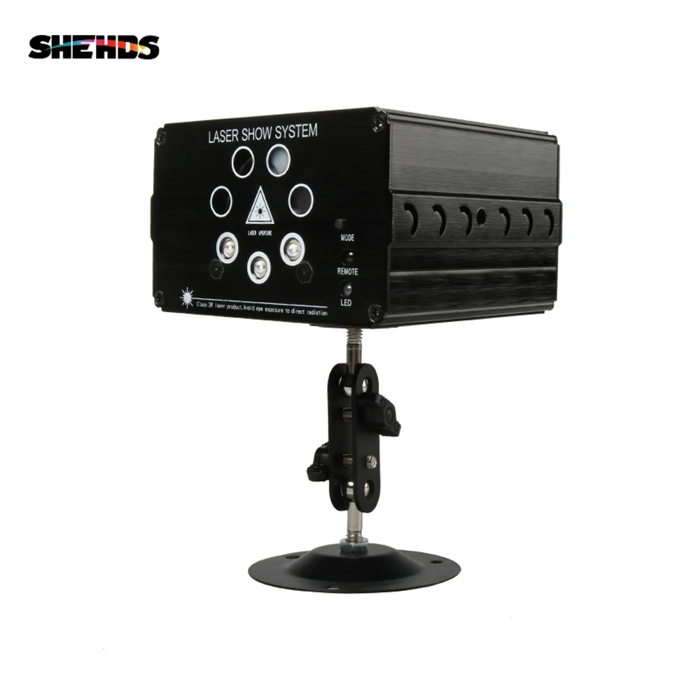 

SHEHDS Professional Lighting Wireless Control Seven Hole Laser-Red Green Control Mode Suitable For Dj Disco Club Party Wedding