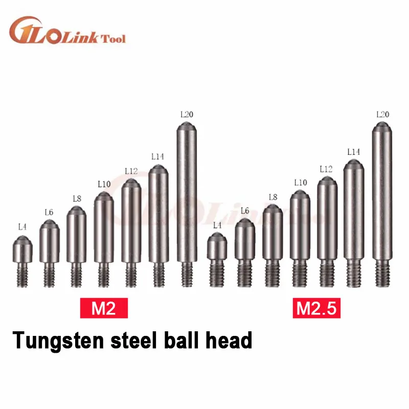 Внутренние и внешние зонды суппорт зонды рубиновые вольфрамовые стальные измерительная головка суппорт зонд M2/2,5 части инструмента