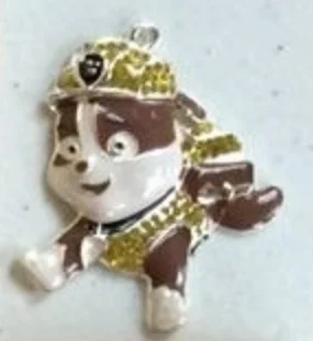 Новинка, стразы из сплава, подвески Chase Rubble Zuma Skye Dog, стильные ювелирные аксессуары для детей, массивное ожерелье из бисера, 50 шт