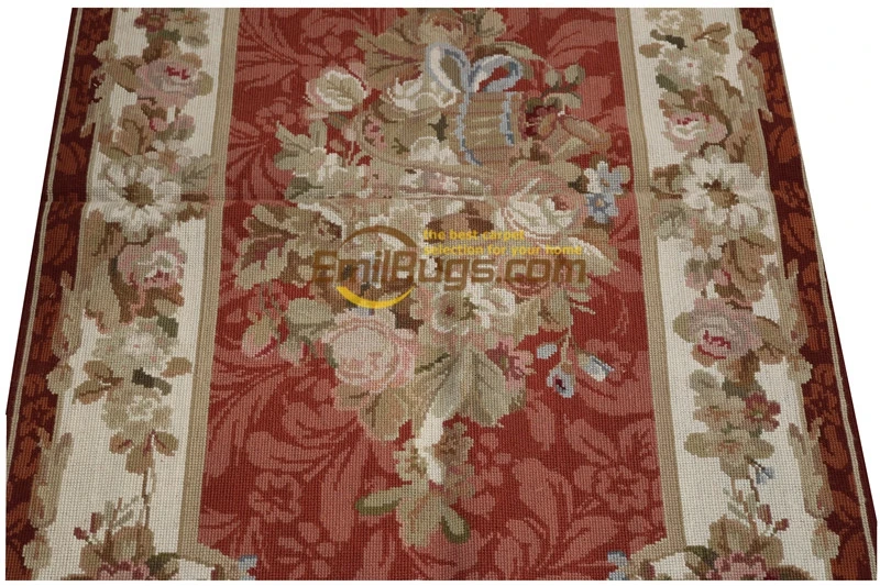 Рукодельные коврики Aubusson иглы точка высокое качество ручной работы Восточное шерстяное Вязание ручной работы