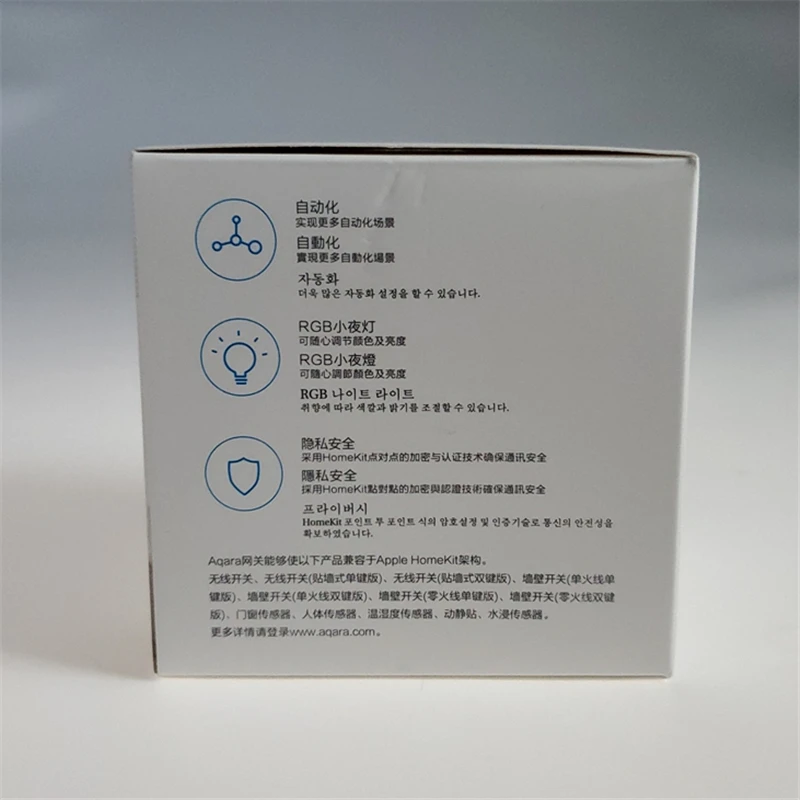 Xiao mi Aqara mi Hub Gateway Zigbee RGB светодиодный ночной Светильник Smart Homekit APP Hub International Edition дистанционная работа с Apple