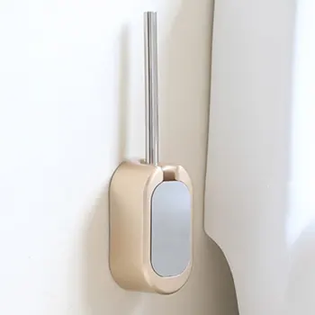 

Home Storage Box Bathroom Cleaning Wall Mount Modern Set Toilet Brush Long Handle Punch Free