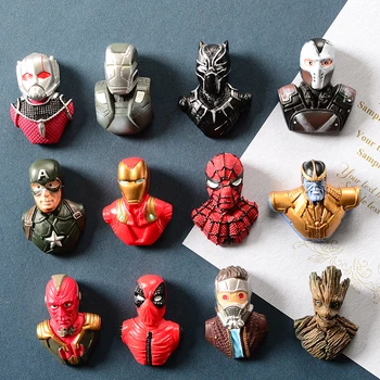

3D Marvel Avenger Cartoon Figure Fridge Magnets Souvenir Icon Sticker Refrigerator Magnet Xmas Gift Home Decor Kid Gift
