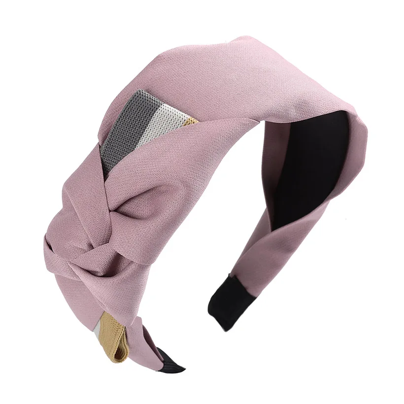 LEVAO, модная завязанная повязка на голову, Женская повязка на голову, ободок, тюрбан, новые аксессуары для волос для девушек, аксессуары, обруч на голову, головной убор - Цвет: pink