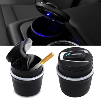 

Car Ashtray R design Holder Truck Interior Cigarette Ashtray Car styling For Volvo Rdesign XC90 S60 XC60 V70 S80 S40 V50 V40
