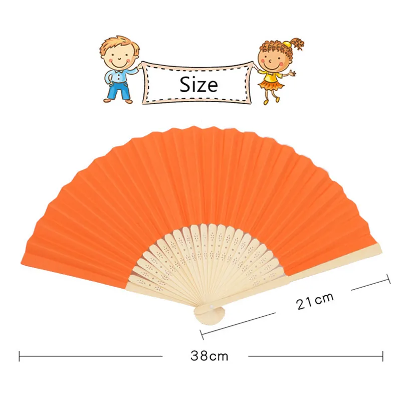 NEW 10PCS DIY Folding fan Colour paper fan Children's Graffiti Fan Painting toys DIY Handmade Gifts Arts and Crafts