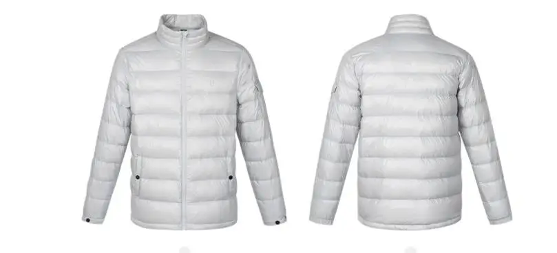 Light gray M Xiaomi Youipin Uleemark глянцевый светильник на гусином пуху 90% белый светильник на гусином пуху - Цвет: Light gray M