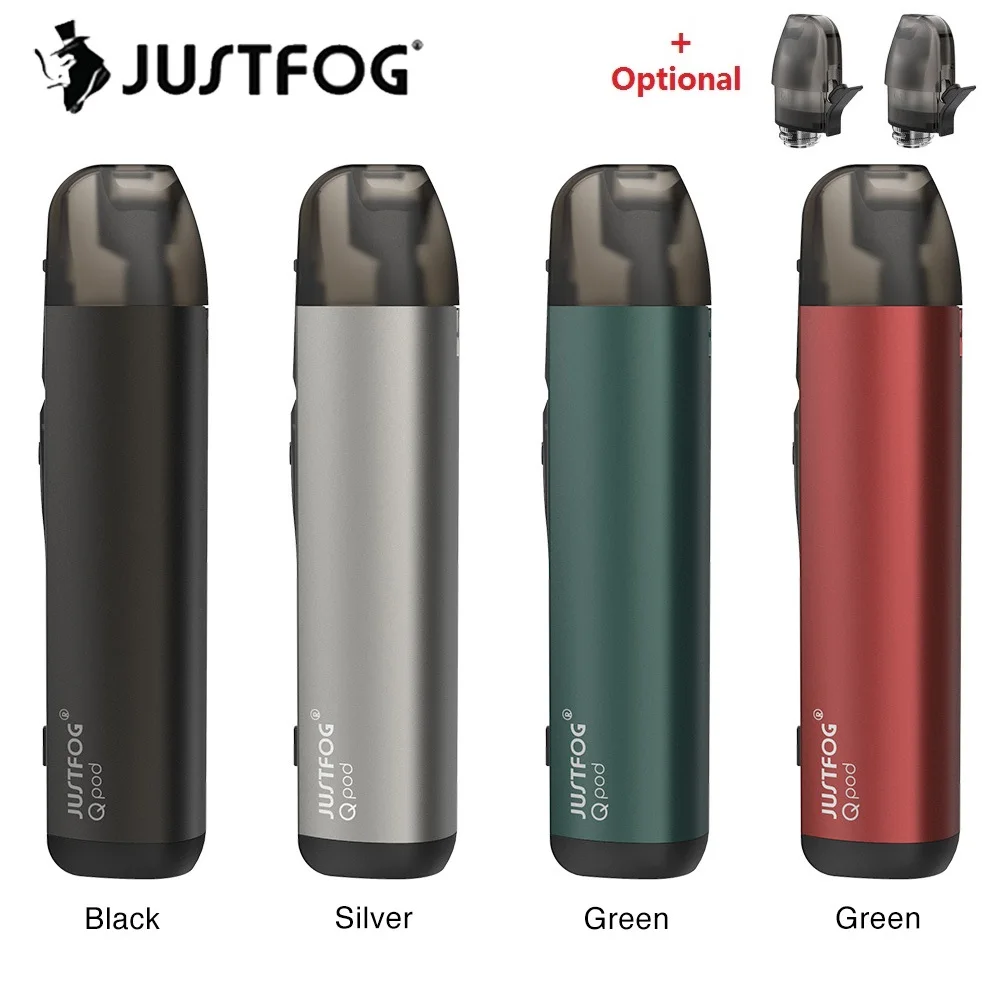 

NEW Original JUSTFOG QPOD Kit E-cig Vape Kit with 900mAh Battery & 1.9ml Pod & 1.6ohm OCC Bottom Coil Vs JUSTFOG Q16 Pro Kit