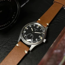  Baltany Dirty Dozen Collection Vintage Wristwatch Sapphire 36mm Dial 100M Waterproof Quartz Retro D12 Military Men Watches 