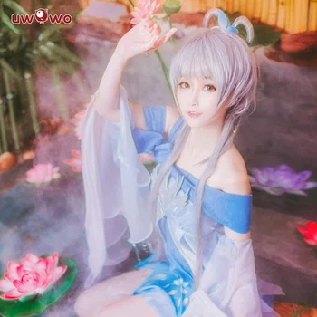 

Uwowo 2019 New Game Cospaly Costume Moonlight Blade Magic Blade Luo Tianyi Cosplay Costume Dress Suit Uniform Outfit For Women