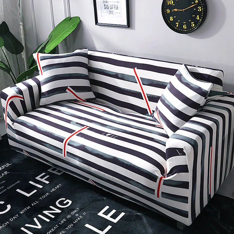 

Zebra pattern Stretch Sofa Cover Elastic funda sofa Cubre Armchairs Sectional Cover Sofa Towel Couch Cover Furniture Protector