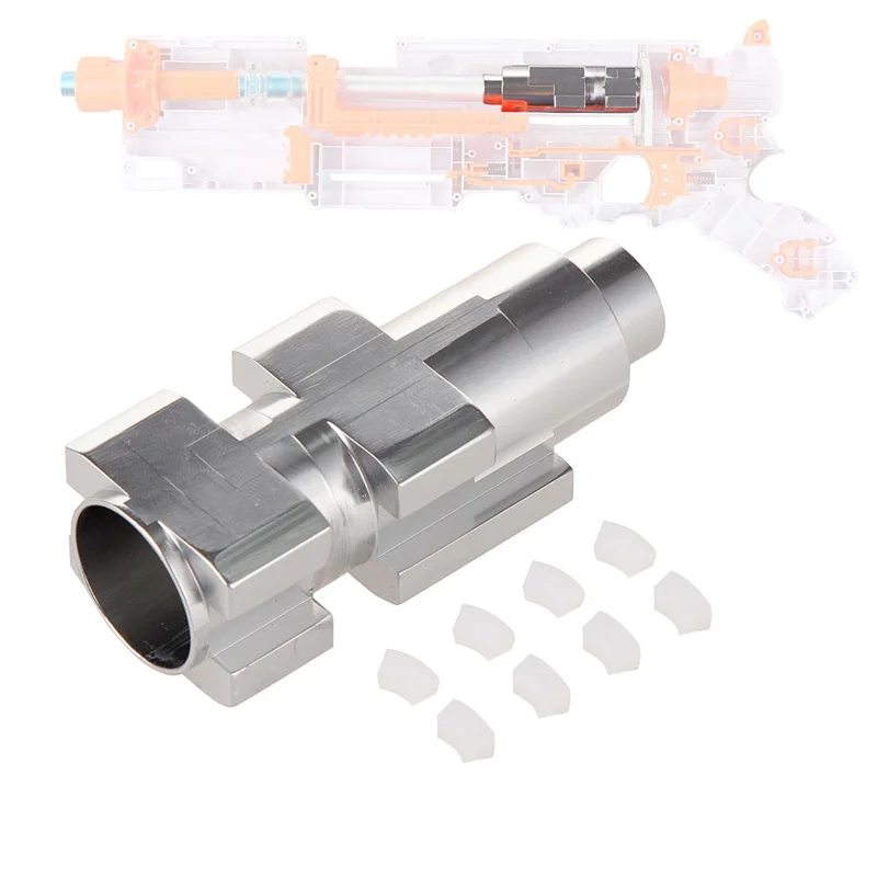 

WORKER Universal Aluminium Tube For NERF CS-6 LONGSTRIKE / For NERF Modulus Longstrike Modification Replacement - Silver