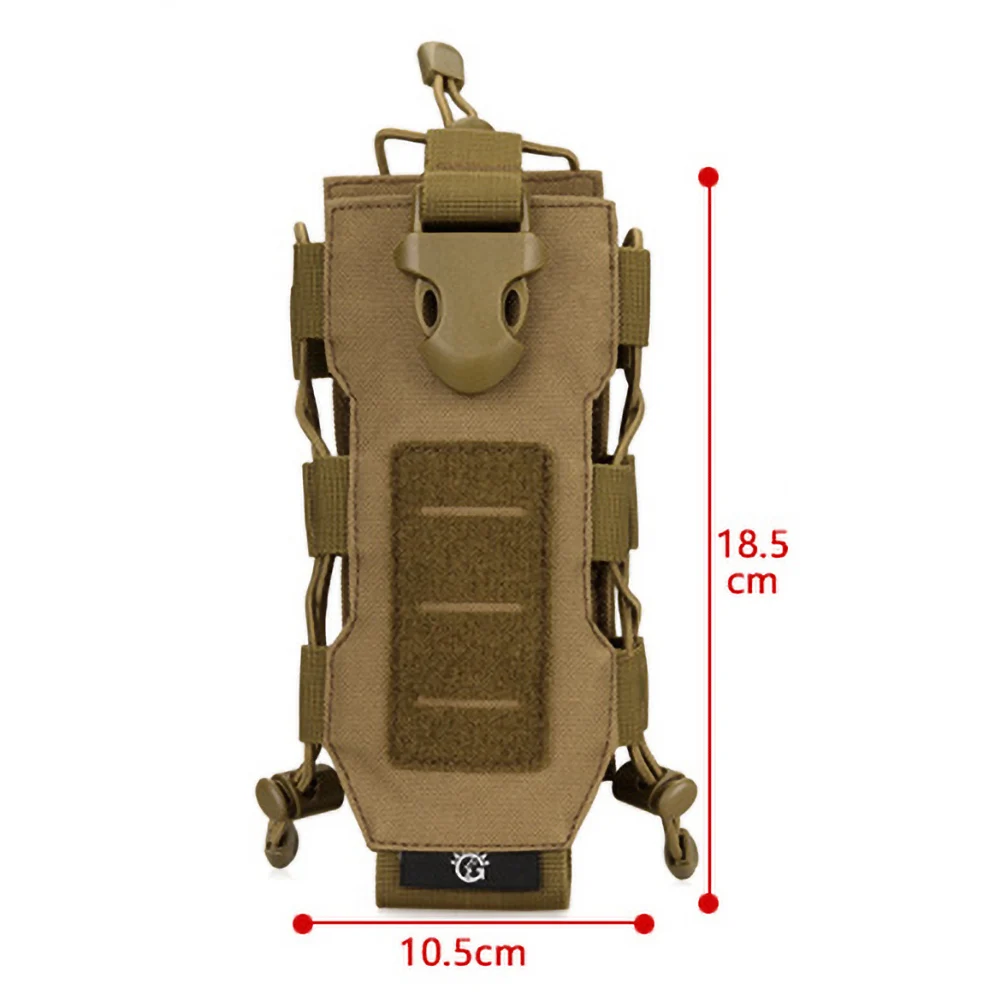 Outdoor Travel Kettle Bag Sport Bag Tactical Molle Water Bottle PouchCanteen Cover Holster EDC Multifunctional Bottle Pouch 6