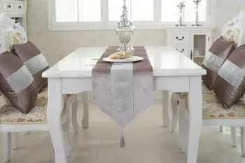 

32x180 CM Solid Flannel Luxury High-End Table Flag Fashion Modern Coffee Tablecloth Party Table Runner