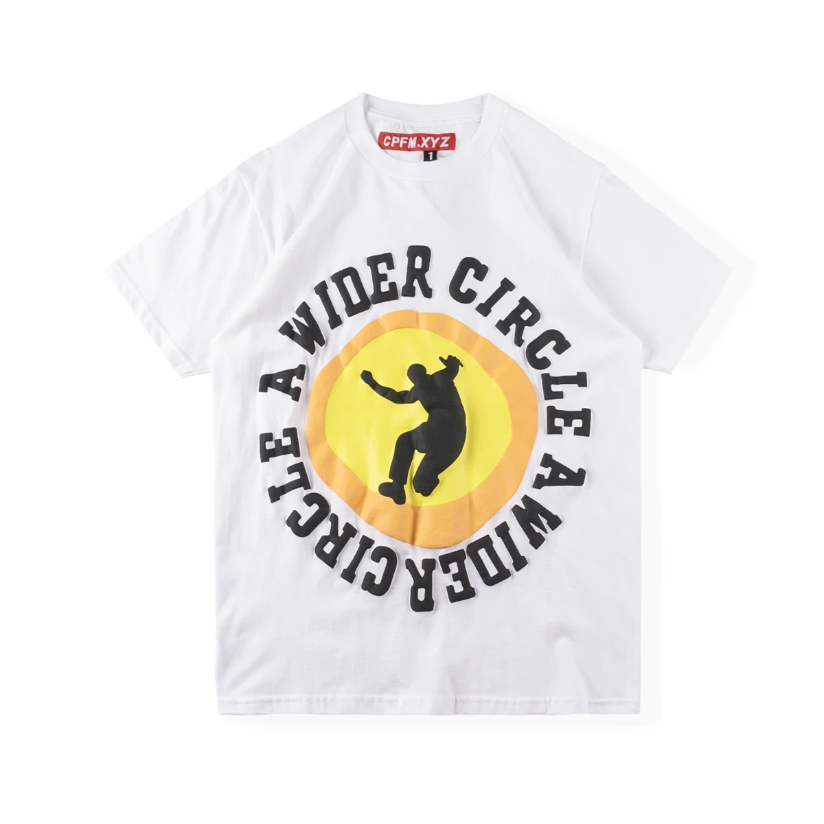 Kanye West CPFM.XYZ футболка HONOR THE GIFT кокосовый круглый вырез буквы High Street TEE | Мужская