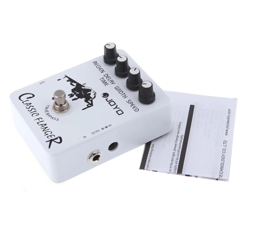 Joyo JF-07 Классический Flanger гитарный эффект педали с истинным байпасным дизайном