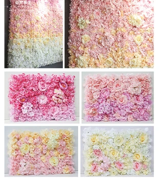 

Artificial Flower Home Decor Champagne Artificial Flower for Wedding Decoration Flower Wall Backdrop Decor