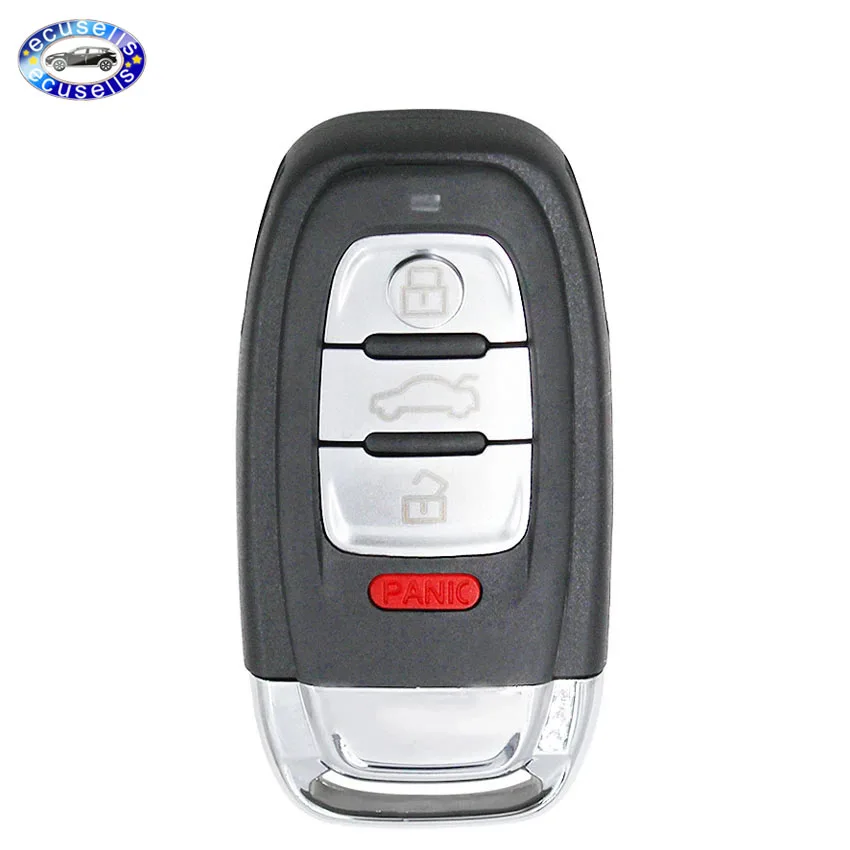 3+1/4 Button Smart Remote Key Shell Case Fob for Audi A3 A4 A5 A6 Q5 Q8 S4 Uncut Blank Blade | Автомобили и мотоциклы