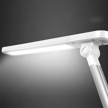 

Stepless Dimmable Desk Reading Light Foldable Rotatable Press Switch LED Table Lamp DC 5V USB Charging Port Night Lamp