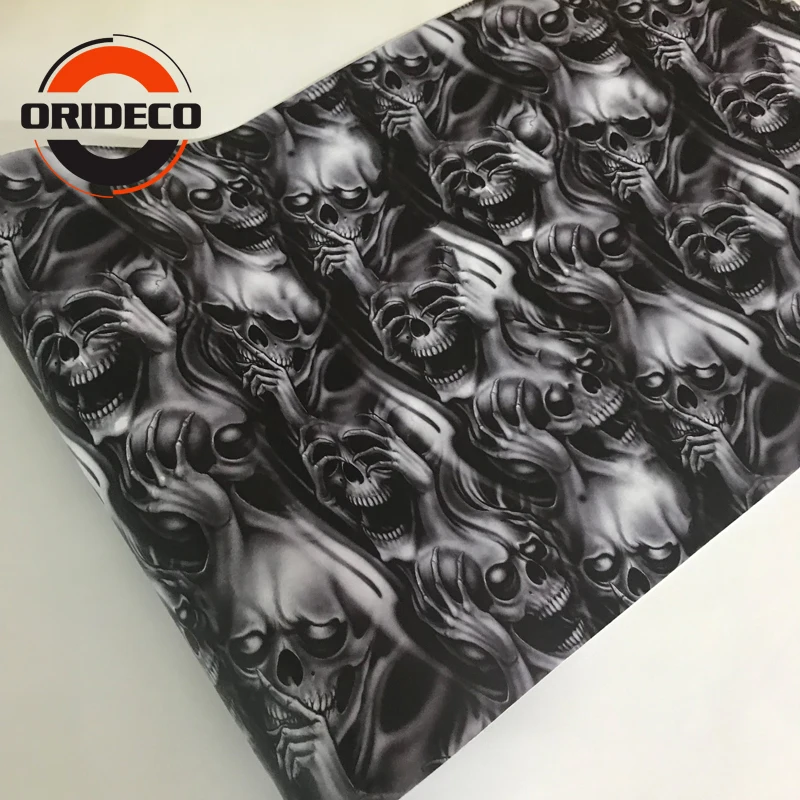 gray skull sticker bomb vinyl sticker 2
