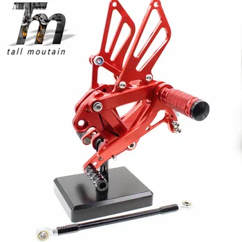 

CNC Adjustable Rearset For Kawasaki ZX7R ZX-7R ZX 7R 1991-2003 Motorcycle Foot Pegs Rest Footpegs Pedals Rearsets Footrest ZX7R