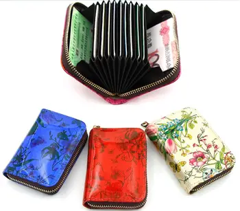 

Portable PU Leather Coin Purse Business ID Card Holder Bank Credit Card Wallet Keychain Bus Cards Cover Multi Function Card Pack