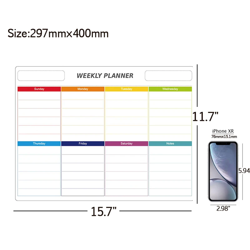 Рисунок 4 - Магнитный Еженедельный планировщик 2021