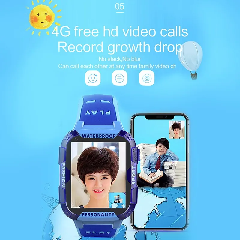 4G Детские умные часы, gps трекер, детские наручные часы, wifi, SIM, видео вызов, SOS телефон, часы с низким энергопотреблением, детские часы, подарки