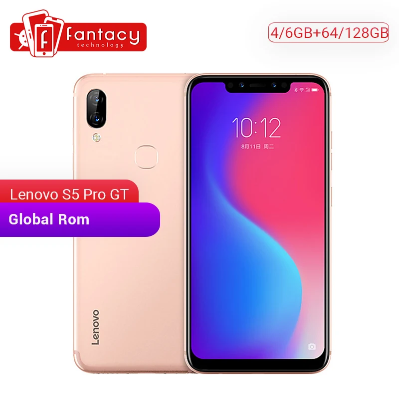 Lenovo S5 Pro GT Snapdragon 660, четыре ядра, 6,2 дюймов, восьмиядерный смартфон, 20МП, четыре камеры, 3500 мАч, Поддержка Google Play