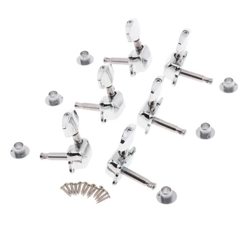 

3 Pairs Semiclosed Guitar String Tuning Pegs Tuners Machine Heads 3L + 3R
