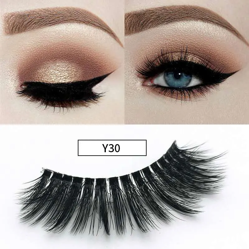 

NEW 3/5/10 pairs 100% Real Mink Eyelashes 3D Natural False Eyelashes Mink Lashes Soft Eyelash Extension Makeup Kit Cilios