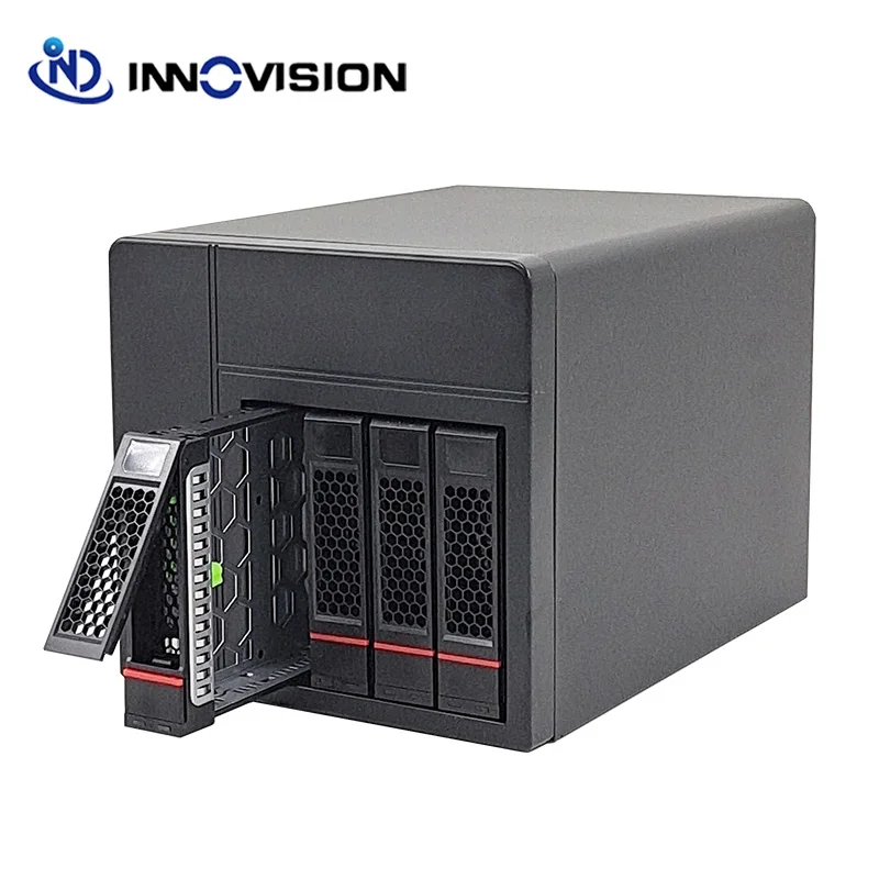 Tooless 4 HDD Trays 4Bays Hard Disk Nas Storage Server Case Support MINI-ITX Motherboard High Quality New