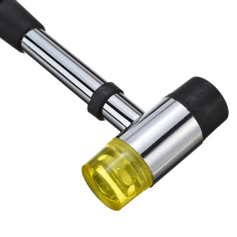 25mm Rubber Hammer Double Faced Hammer Tap Grip DIY Hand Crafts Tool