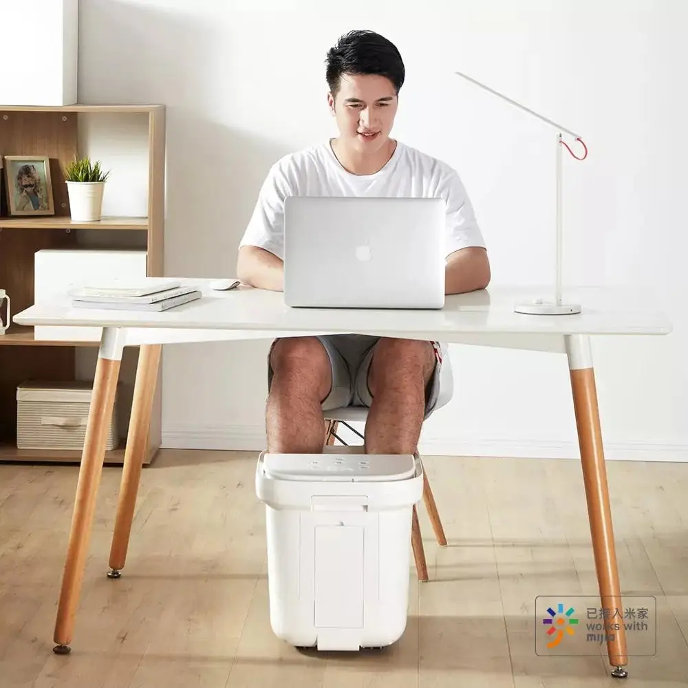 HITH-masajeador pies para baño Q2 versión inalámbrica, rodillo masajeador pies para baño Q1 con cable, máquina de Spa para pies Detox